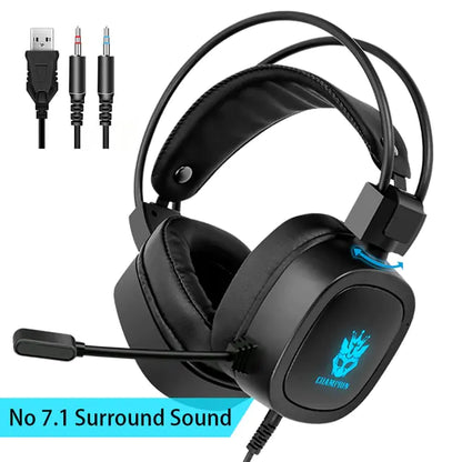 Gaming Headset 7.1 Virtual Surround Sound Gamer Earphones